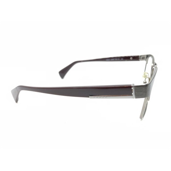Prada VPR 61P SL3-1O1 Gunmetal Gray Brown Eyeglasses Frames 53-16 140 Italy - Picture 4 of 12